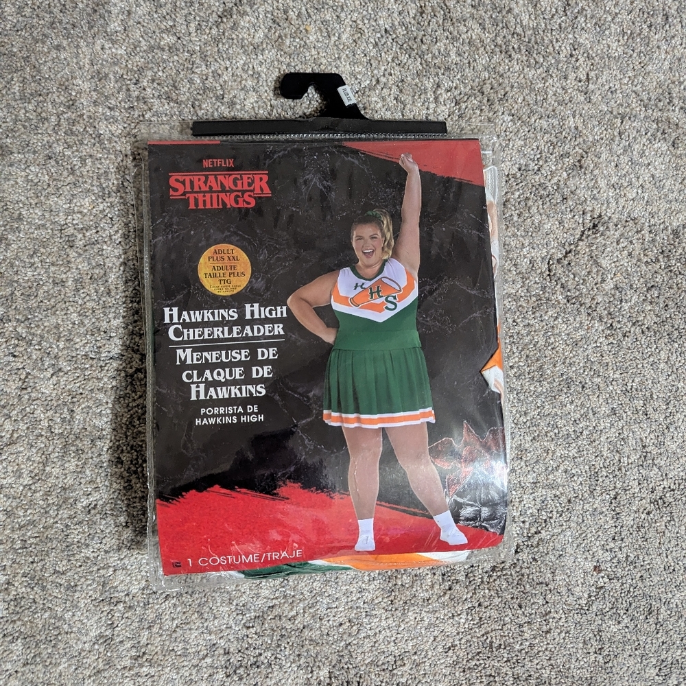 Netflix STRANGER THINGS - Adult Plus XXL-  HALLOWEEN Cheerleader Costume